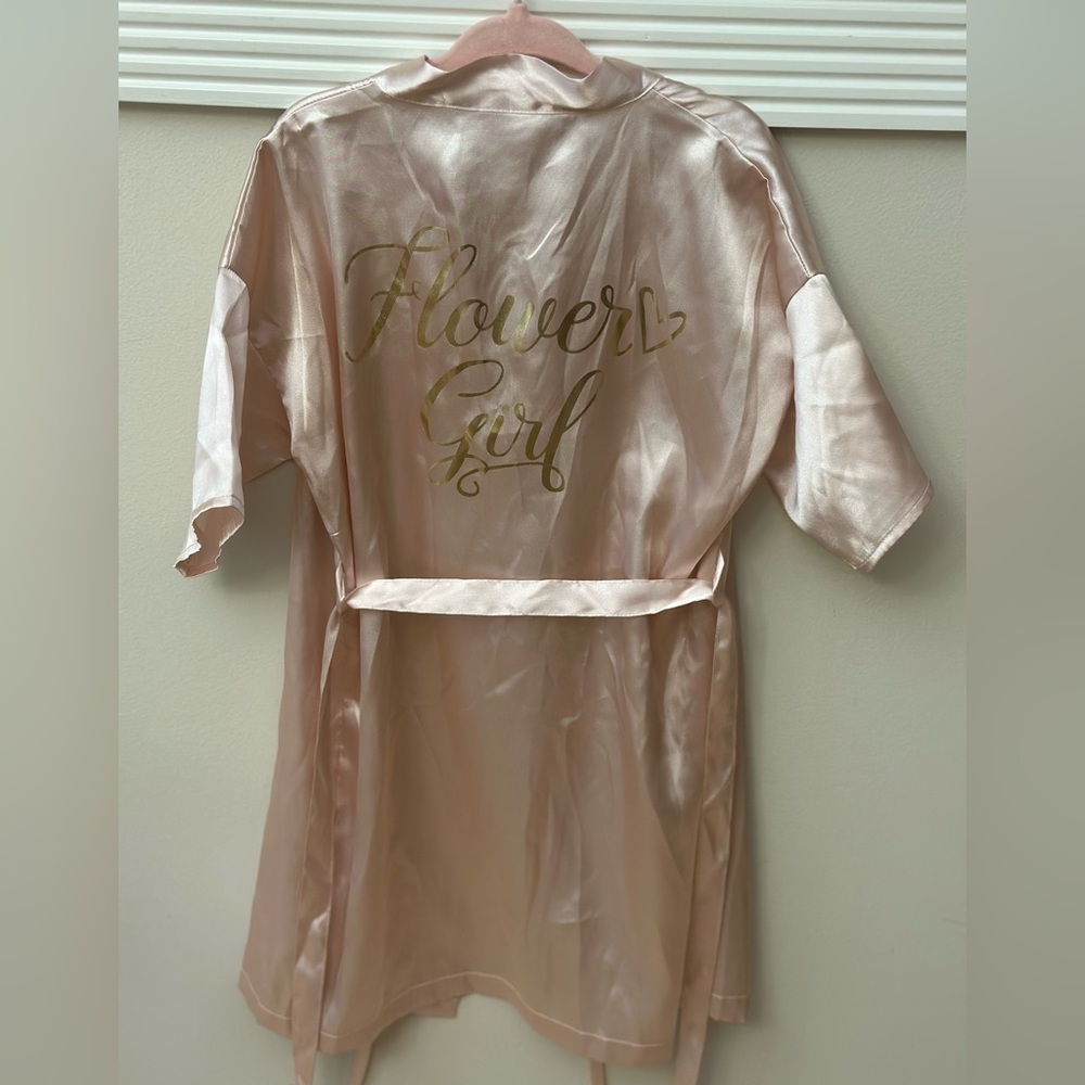 NEVER USED David’s Bridal Flower Girl Robe